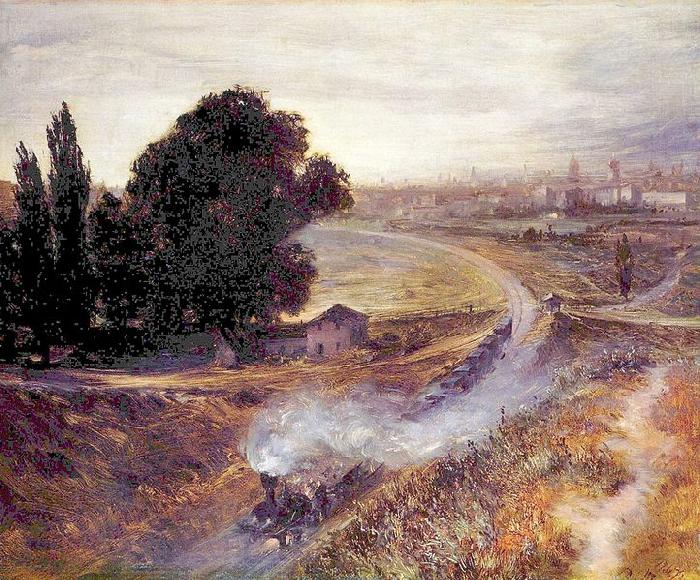 Adolph von Menzel Berlin Potsdamer Bahn